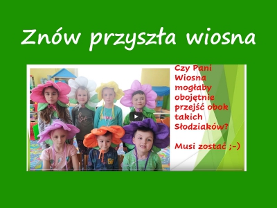 Znów przyszła wiosna